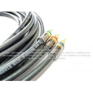 Cable Digital RCA Video RGB 15 m oro, 3 vías